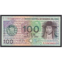 Peru,100 soles 1976 EF-