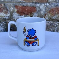 Lubiana - Lengyel macis - mese mintás porcelán gyerekbögre - ovis - pohár - csésze - bögre