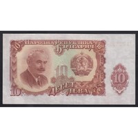 Bulgária,10 leva 1951 UNC