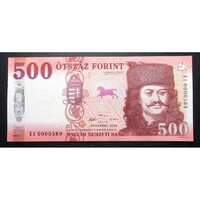 Magyarország,500 forint 2018 EE - ALACSONY SORSZÁM UNC