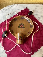 Retro DRASCHE kőbányai porcelángyár fali lámpa.