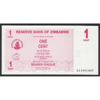 Zimbabwe,1 cent 2006 UNC