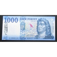 Magyarország,1000 forint 2023 JL - ALACSONY SORSZÁM UNC