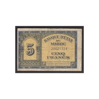 Marokkó,5 francs 1943 F