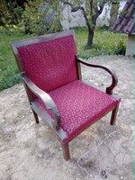 Antik, különleges és nagyon ritka , art deco fotel, fotelágy !