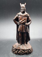 Nagy méretű (20 cm) Svéd Viking szobor – Skandináv fali/asztali dísz