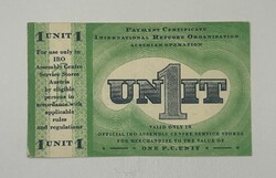 Ausztria - Szövetséges menekült tábor 1 Unit - 1950-es évek - XF- tartás - RITKA
