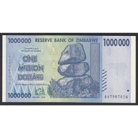 Zimbabwe,1.000.000 dollars 2008 UNC