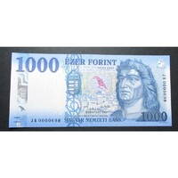 Magyarország,1000 forint 2021 JB - ALACSONY SORSZÁM UNC