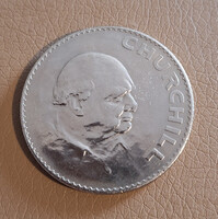 Egyesült Királyság 5 shillings, 1965 - Winston Churchill - Emlékérme