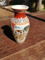 Vintage Kínai Famille Rose Porcelán Váza