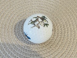 Ritkaság! Herendi Rotschild mintás porcelán golflabda