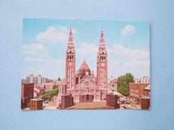 Képeslap (32) - Szeged - Fogadalmi templom 1960-as évek - (Foto: Bakonyi Béla)