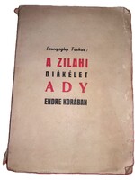 1943. Szunyoghy Farkas : A zilahi diákélet Ady Endre korában a Szerző kiadása