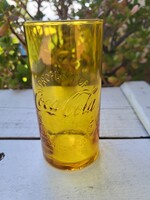 Coca-Cola pohár_sárga