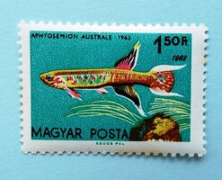 (B) 1962. Akváriumi díszhalak I.** - TÉVNYOMAT!!! - (Kat.: 300.-)