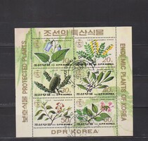 Észak-Korea 1993 Blokkbélyeg - Növények
