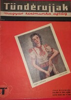 Antik 1940 december TÜNDÉRUJJAK kézimunka Magazin melléklettel gazdagon illusztrálva