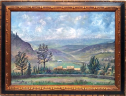 Framed Oil Painting