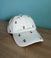 Hímzett cseresznye mintás baseball sapka