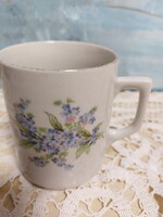 Nefelejcs mintás Zsolnay porcelán bögre