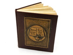 R. Kiss Lenke bányászati érmei, bronz plakettel díszített minikönyv - 650 pld, gyűjtői ritkaság