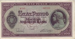 100 pengő 1945 alacsony sorszám 4.