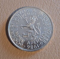 Németország 5 márka, 1986 - 600 éves a Heidelbergi Egyetem - Emlékérme