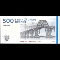 Dánia 500 Kroner 2010 P-68a (1) UNC