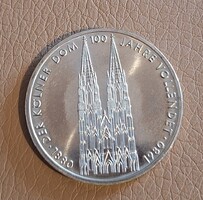 Németország 5 márka, 1980 - 100 éves a Köln-i Katedrális - Emlékérme
