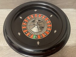 Rulett játék 20cm átmérő bakelit roulette