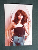 Képeslap,MTI fotó,Vincze Viktória énekesnő,1981-