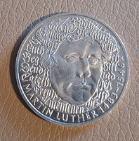 Németország 5 márka, 1983 - Luther Márton születése - Emlékérme