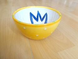 Village pottery Herend múzlis tál tulipán minta