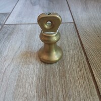 Pazar antik réz mérlegsúly (6,5x3,8 cm, 225 g)