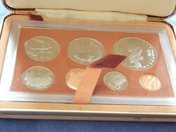 Cook-szigetek Proof Set 1974 (1 Cent - 1 Dollár 7 darab érme)