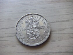 1 Schilling 1963 Anglia  ( Angol Címer Három oroszlán a Koronázási Pajzson )
