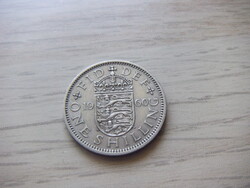 1 Schilling 1960 Anglia  ( Angol Címer Három oroszlán a Koronázási Pajzson )