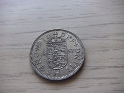 1 Schilling 1953 Anglia  (  Angol Címer Három oroszlán a Koronázási Pajzson )