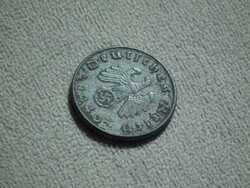 Németország, horogkeresztes birodalmi 5 Pfennig (Reichspfennig), 1940 D