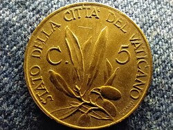 Vatican XI. Pius 5 centesimi 1930