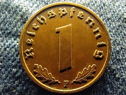 Németország Horogkeresztes 1 birodalmi pfennig 1937 F