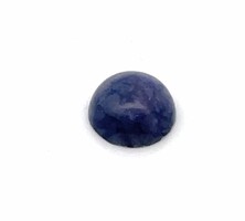 • Természetes szodalit drágakő  kerek kaboson, 2.80 ct ékszerészeknek, gyűjtőknek, hobby célra stb
