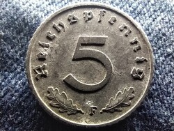 Németország Horogkeresztes 5 birodalmi pfennig 1942 F