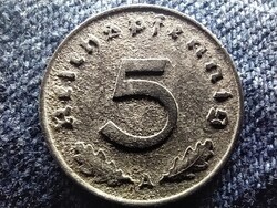 Németország Horogkeresztes 5 birodalmi pfennig 1943 A