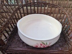 Antik porcelán lavor régi gránit edény gránit mosdó tál vintage régi paraszt régiség