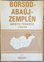 Térkép - Borsod-Abaúj-Zemplén megye térképe