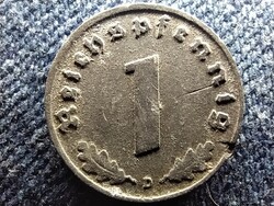 Németország Horogkeresztes 1 birodalmi pfennig 1941 D