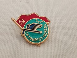 Jelvény kitűző 02 - Intourist Moszkva Szovjetunió utazási irodája a külföldi turisták számára