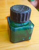 Szénásy Béla antik kupakos tintásüvege (Szenabella tinta)